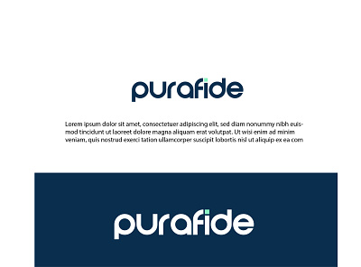 PuraFide Logo design brand identity branding clean logo flat logo design logo logo design logo designer logotype minimalist logo simple