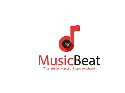 MusicBeat Logo 3d logo design flat logo design icon logo logo design logotype minimal minimalist logo music logo simple
