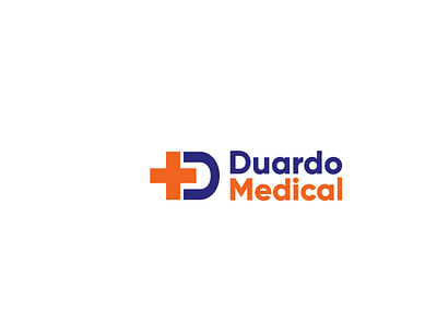 Duardo medical logo app brand identity branding flat logo design icon design logo logo design logotype medical logo minimalist logo ui vector