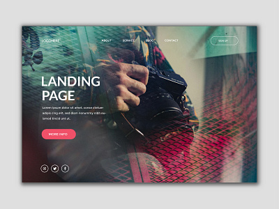 landing page design