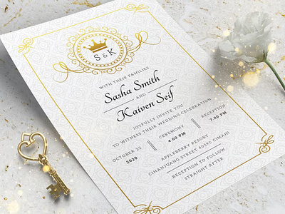 Invitation card brand identity graphic design invitation card luxury design wedding invitation