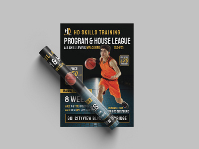 Flyer Design basketball flyer flyer flyer design graphic design promotional flyer razades sports flyer