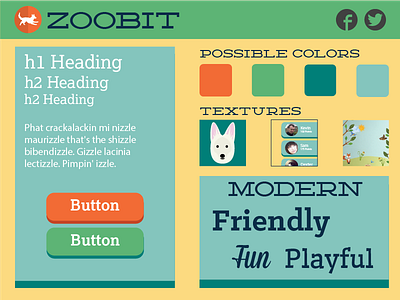 Zoobit Style Tile style tile visual design web design