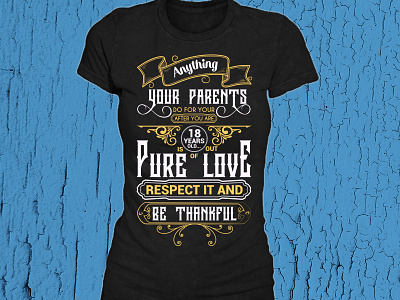 Your Parents Do Pure Love Vintage Graphic t shirt Design