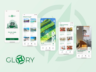 Glory | Tourist Place Review App Design