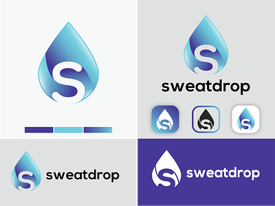 sweatdrop - logo brand