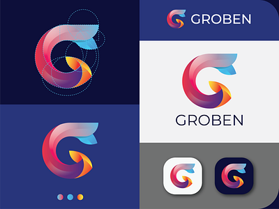 GROBEN – Golden Ratio Logo Design 3d brand identity branding colorful logo creative g letter logo g letter g letter branding g letter mark g letter template g logo for company golden ratio gradient logo logo design modern g letter modern g letter design modern g letter logo modern g logo modern g logo idea modern logo professional g letter mark