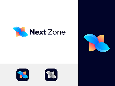 Next zone logo design brand identity branding colorful logo design gradient logo illustration logo logo design modern logo nextzone nextzonelogo nzletterlogo nzlogo nzlogodesign nztypography