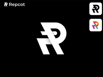 Repcot R Monogram Logo Design