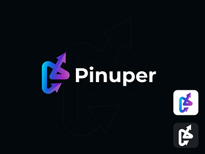 Pinuper logo design 3d animation brand identity branding colorful logo design gradient logo graphic design illustration logo logo design logodesign modern logo motion graphics pincode pinlogo pinuperlogo ui