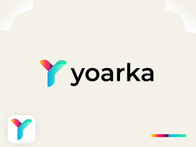 Yoarka, y modern abstract letter logo brand identity branding colorful logo design gradient logo illustration logo logo design logoconcept logoolshop logopassion logotipos modern logo v3dlogo yinitialletterlogo ymodernabstractlogo ymodernlogo yoarka ytypographylogo