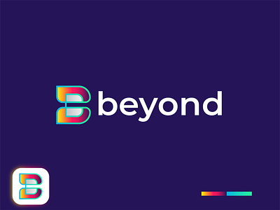 Beyond, B modern Letter Logo
