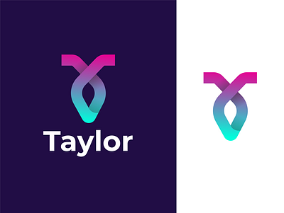 taylor, t letter logo 3d brand identity branding businesslogo colorful logo companylogo design designer gradient logo illustration logo logo design logodesign logodesignagency modern logo modernlogo taylor tletterlogo tlogo tmodrenlogo