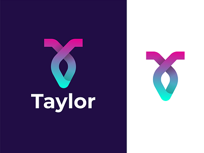taylor, t letter logo