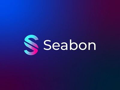 Seabon, s modern letter logo brand identity branding businesslogo colorful logo companylogo design designer gradient logo graphicdesigner illustration logo logo design logodesign logomaker modern logo modernlogo seabon sletterlogo slogo smodernlogo