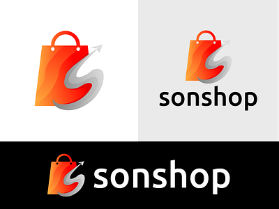 sonshop, s letter logo