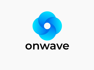 onwave, wave logo design abstract golden ratio logo best logo brand identity branding logo design logo maker logo online modern logo pure water logo water drop wave wave logo