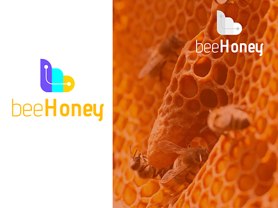 bee Honey Logo and Branding Design bee logo beehoney logo brand identity branding honey logo logo maker