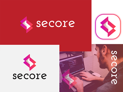 Secore, Web and Software Agency logo branding