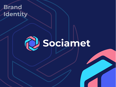 Sociamet, Digital Marketing Agency Logo Branding Design