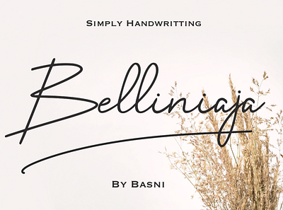 Belliniaja Font brand identity branding design font graphic design hand lettering handwrittenfont illustration logotype typography