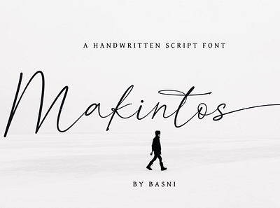 Makintos - Handwritten font art brand identity branding design font graphic design handwritten font illustration lettering logo signaturefont typography ui vector