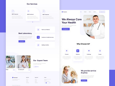 Medical Landing page branding creative doctor website homepage landing page landing page design medical website medical website design minimal ui ux webdesign website website design