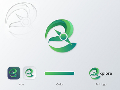 Explore logo (E) affinity designer bestlogo branding color palette colorful drive logo logo design logodesign logos vector