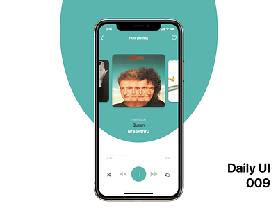 Daily UI #009 - Music Player