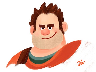 Wreck-It Ralph character disney drawing illustration pixar