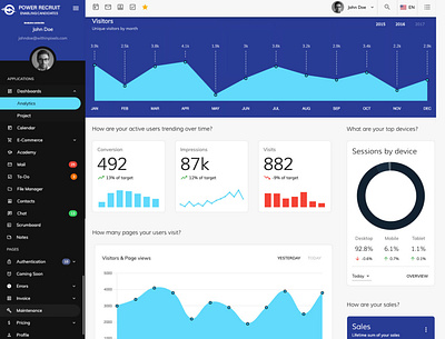 Web and Mobile App - Admin Pannel Power Recruit mobile app mobile app design mobile app development mobile application mobile application design mobile ui mobile ui design mobile uiux mobile ux mobile ux design recruiter ui ux ui design uidesign uiux web app web app design web application web application design web application development