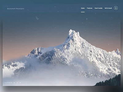 Skykomish design landingpage screendesign ui ui design uiux ux webdesign webdesigner websitedesign