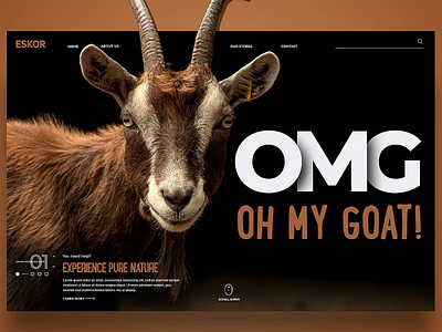 Oh my Goat - Landingpage