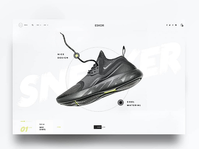 Sneaker Website Design