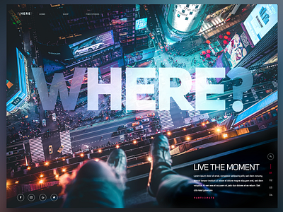 Where - here  landingpage