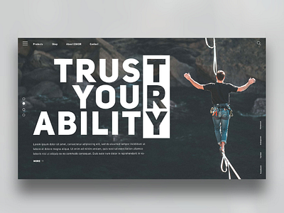 Trust Your  Ability Landingpage