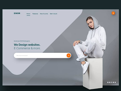 Webdesign Agency Landing Page headerdesign landingpage ui ui design ux ux design webdesign agency werbeagentur