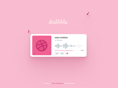 Hello Dribbble!