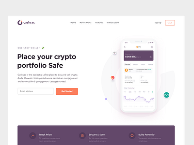 Cashsac App Landing Page