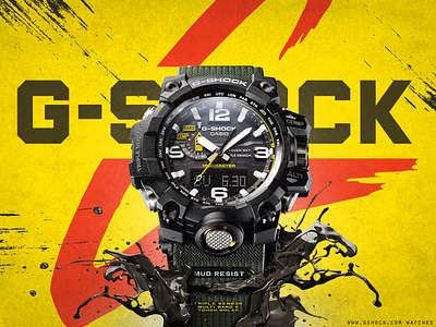 g shock branding design g shock product design typography
