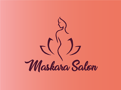 salon branding design illustration logo typography