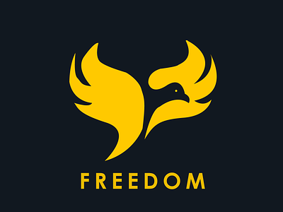 FREEDOM branding design illustration logo typography