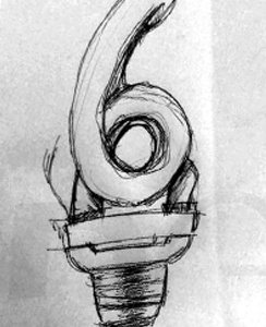 Six Bulb bulb illustration sketch