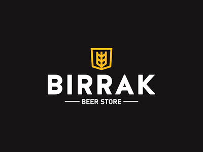 BIRRAK Beer Store logotipe beer birrak cerveza identity logo logotipo round simple store tienda vega yeray