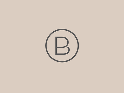 Phillipe Bramaz b circle logo minimal monogram p pb rounded simple symbol