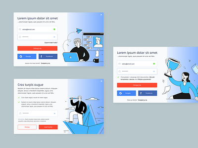 On Boarding Experience creative design illustration layout onboarding ui ux web