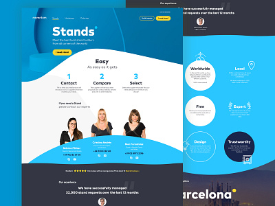 Stand builders agency creative creative design design digital layout modern website shapes ux web