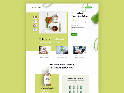 Landing page for Vervose