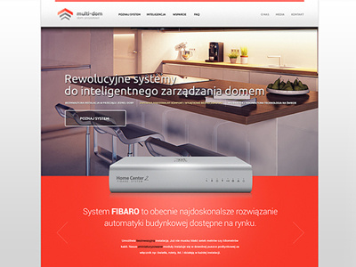 Multi-dom creative design fibaro fresh layout modern red