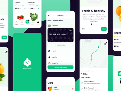 Groceries Delivery App delivery design grocery layout mobile responsive ux